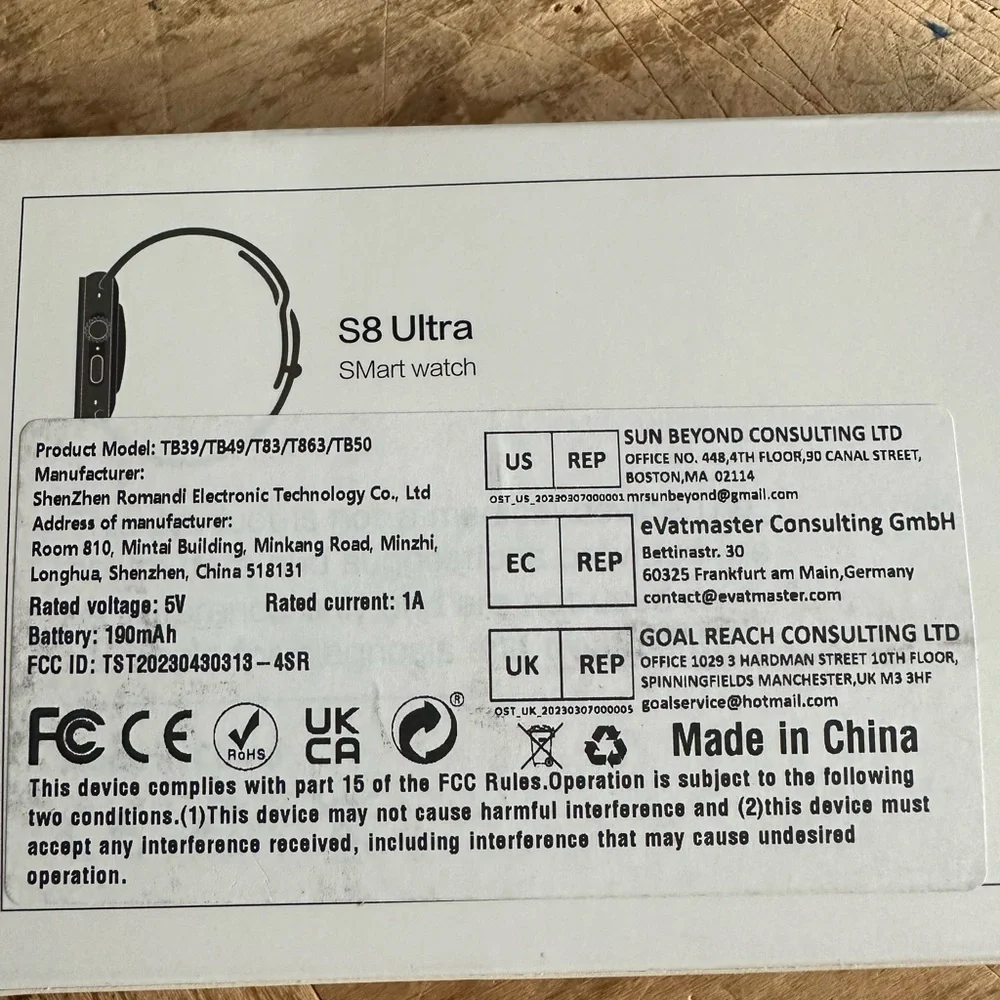 Smart Watch S8 Ultra - White